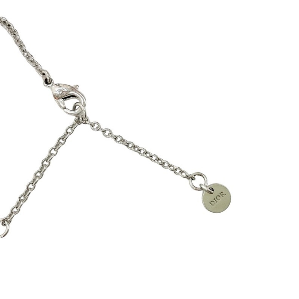 Dior Clair Rhinestone Lune Silver Logo Christian … - image 4